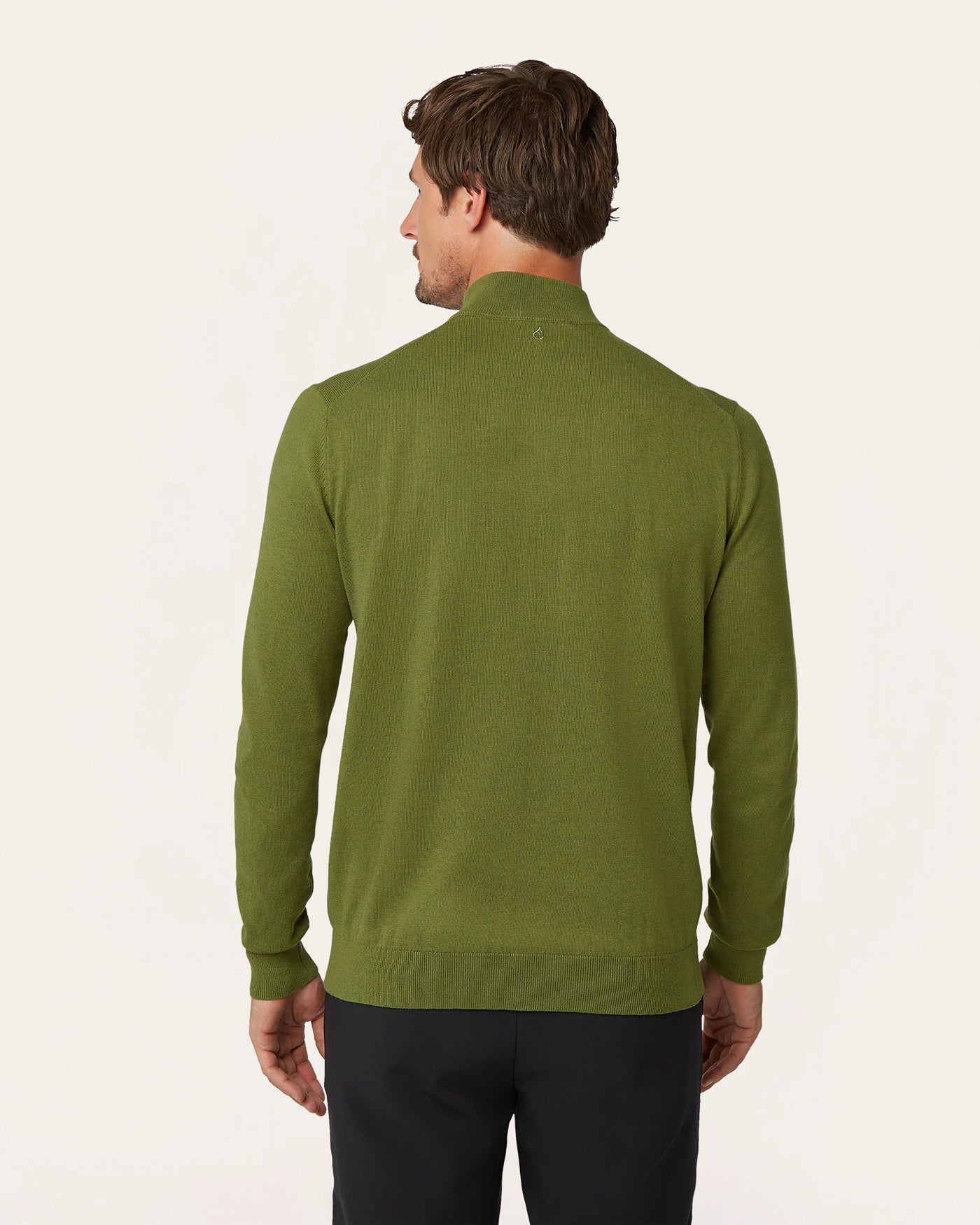 Seawool Half Zip Olive