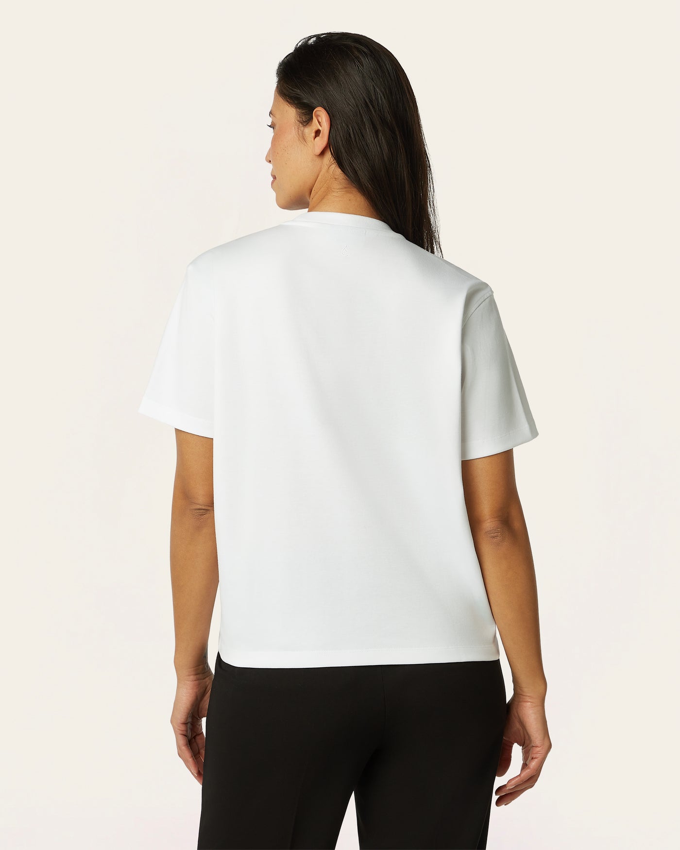Interlock Boxy T-shirt - White