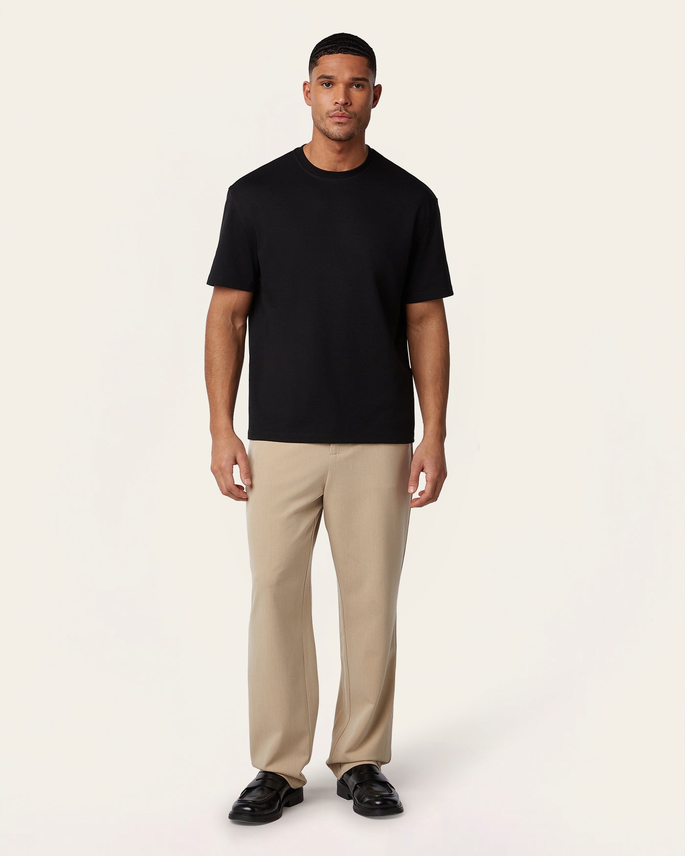 Heavy weight relaxed fit t-shirt black